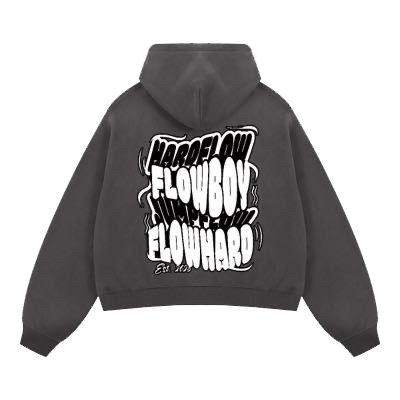 HardFlow “Flow Boy, Flow Hard” Back Graphic Hoodie