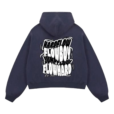 HardFlow “Flow Boy, Flow Hard” Back Graphic Hoodie