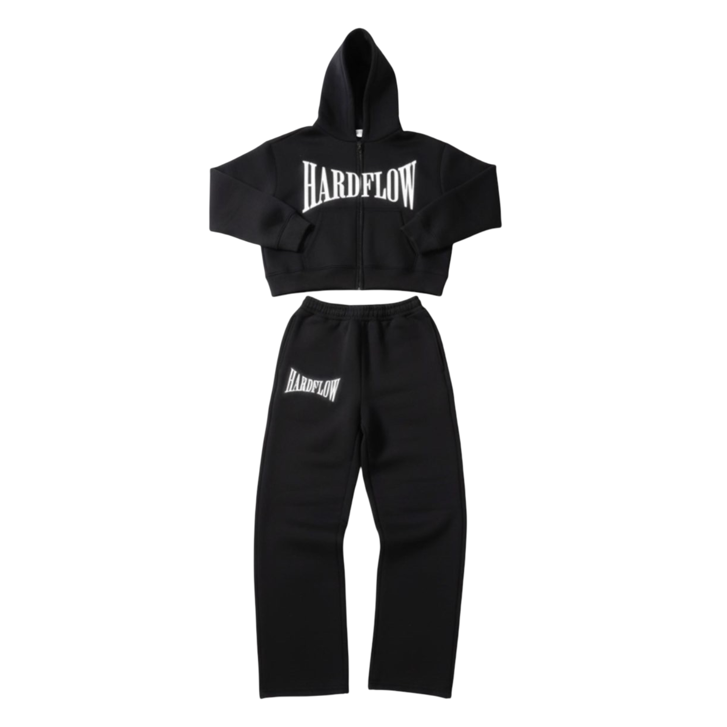 HardFlow Signature Zip Hoodie & Sweatpants Set